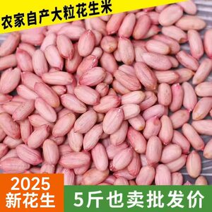 2025年农家山东5斤红皮花生米