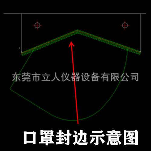 厂家封直销口 少量现货KN LR-FBJ-095罩边机 口罩压边机