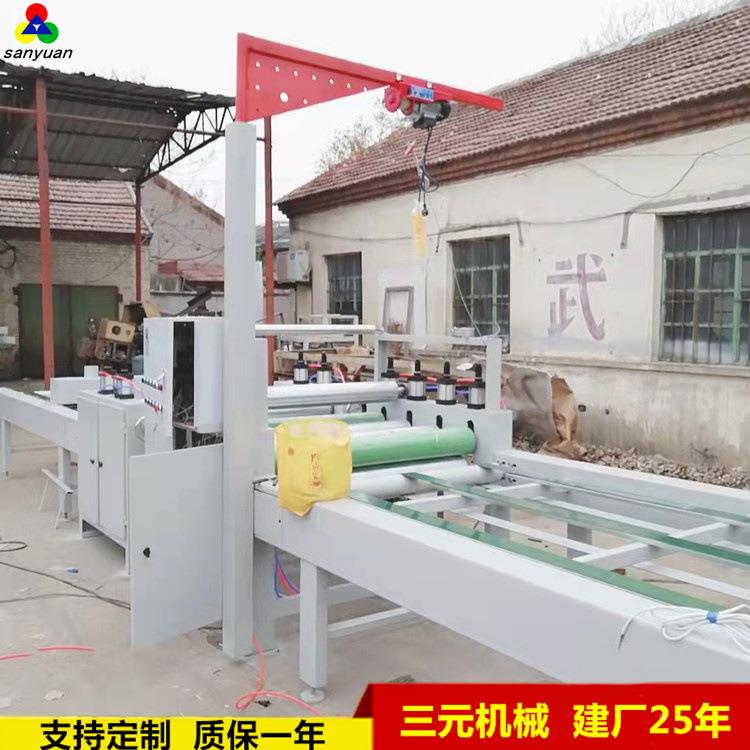 自动码垛齐高光PET镁膜贴机 质高晶板pur热胶平对合贴1350型-P机