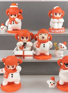 地下城雪人套盲财手职用手办