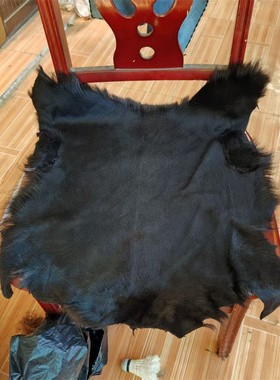 整张小羊皮剪毛款猾子皮皮毛一体剪针小羊皮包包护膝坐垫服装面料