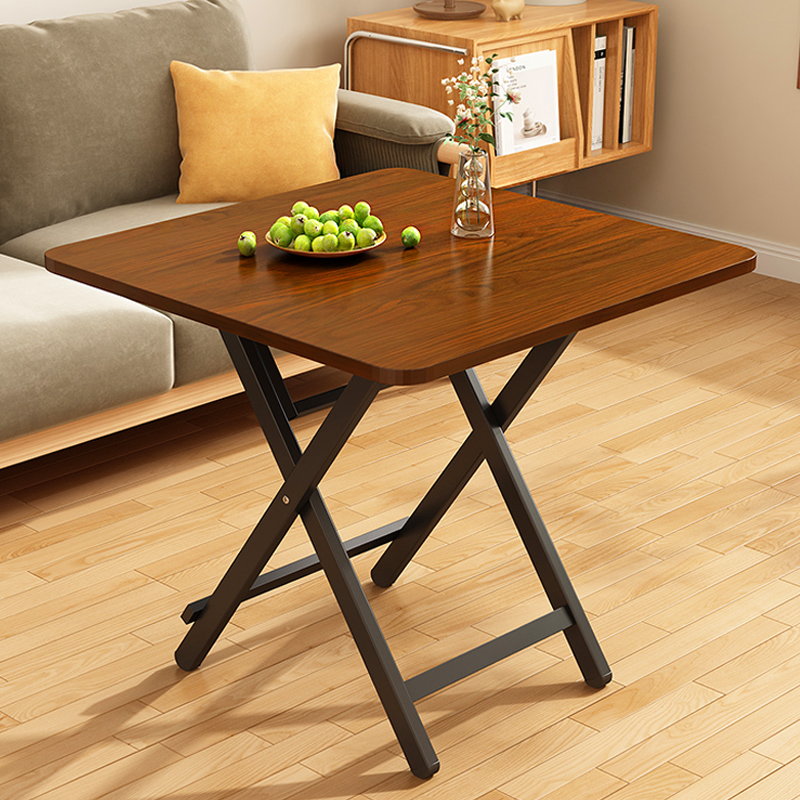 可折叠餐桌便携式夜市摆摊四方桌家用小户型出租房饭桌宿舍写作业