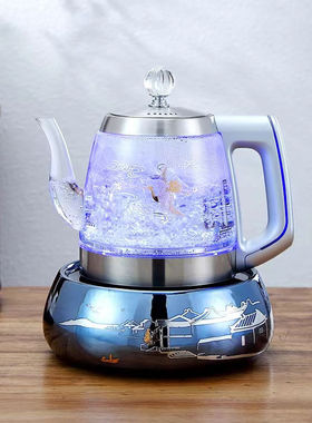 品陶堂底部上水烧水壶泡茶用玻璃煮水壶智能全自动