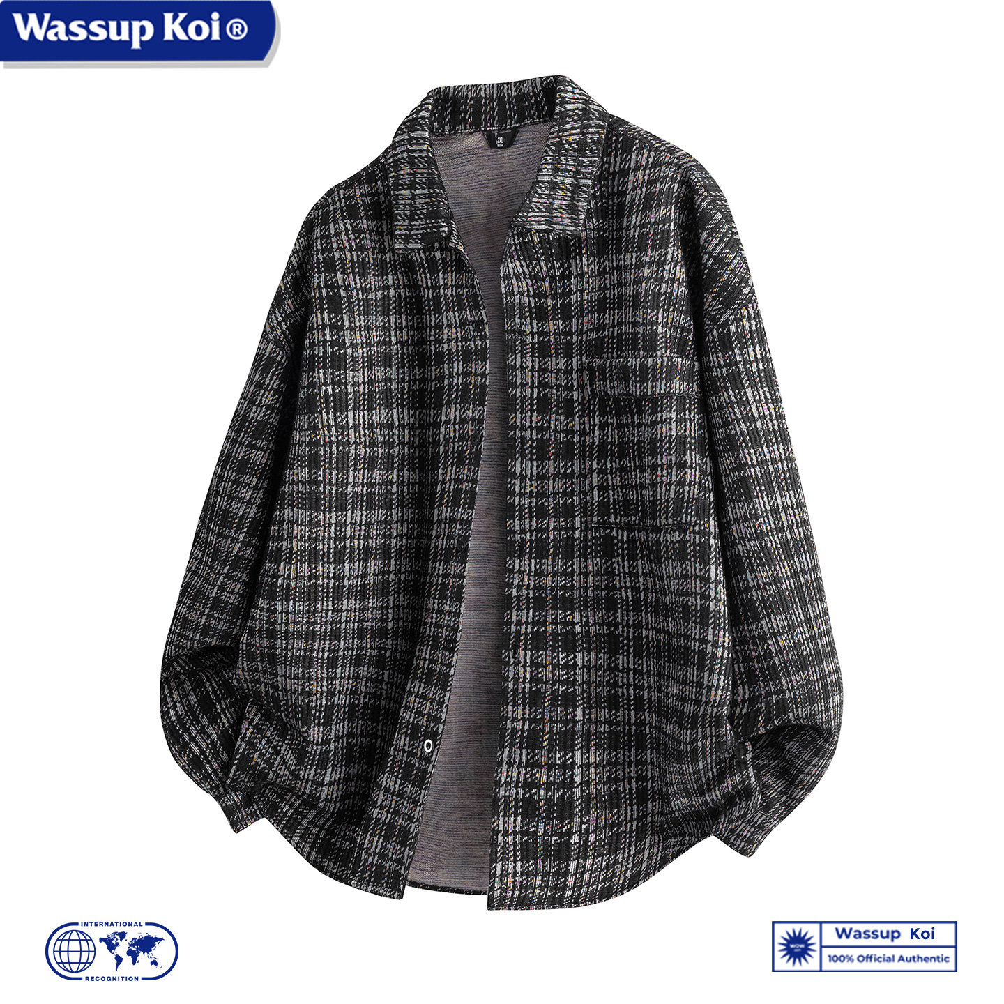 WASSUPKOI小香风立体古巴领衬衫