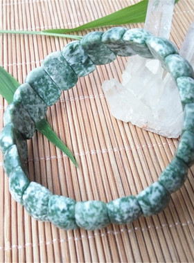 绿玉石手排美白绿水晶手链