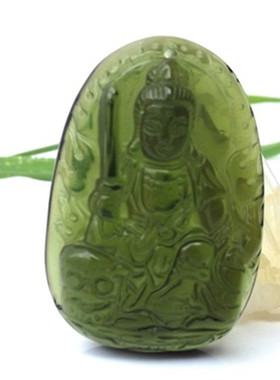 捷克陨石八大守护神本命佛吊坠