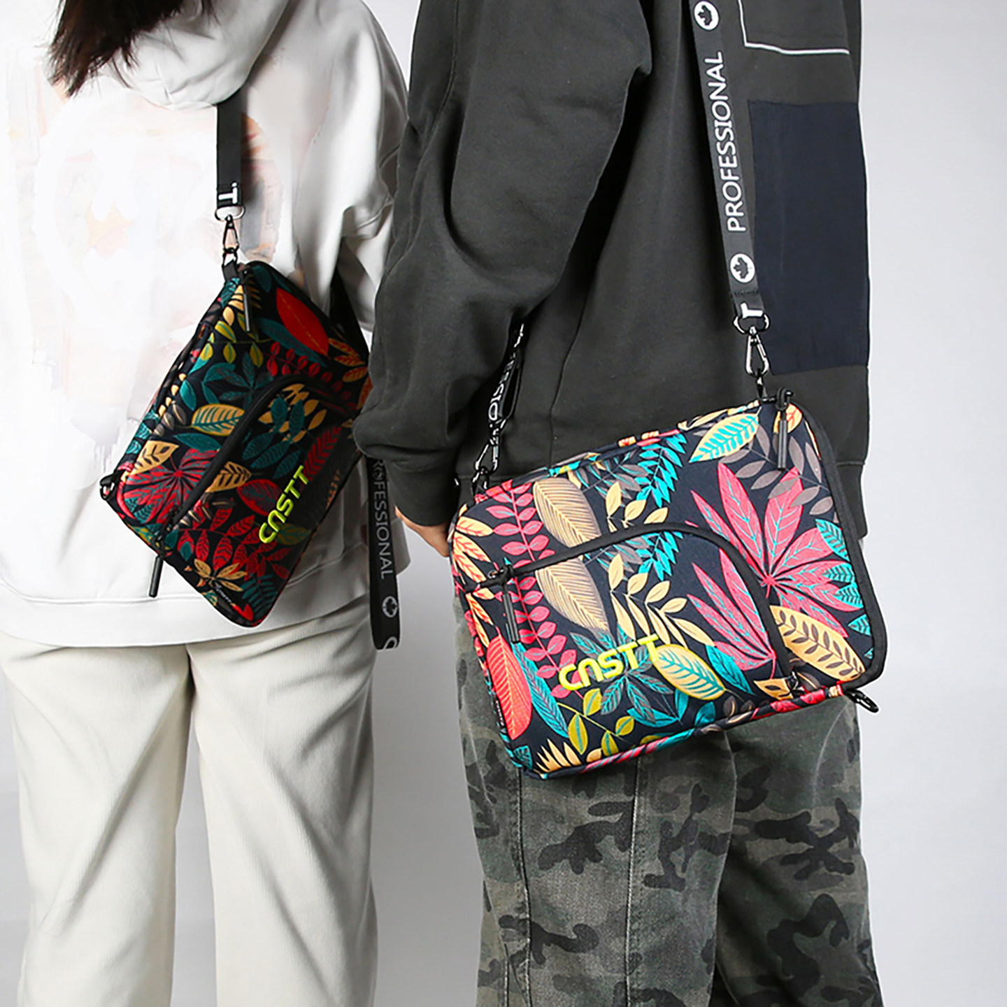CnsTT凯斯汀乒乓小挎包迷影丛林多功能球拍小单肩包拍套包手拎包