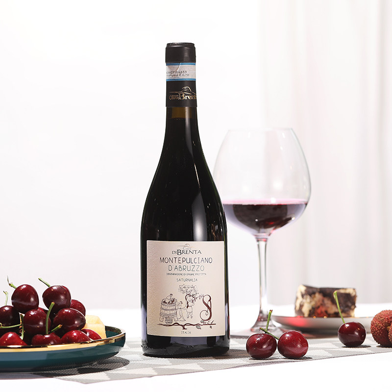 出乎意料的好喝！意大利布兰达酒庄农神干红葡萄酒Montepulciano