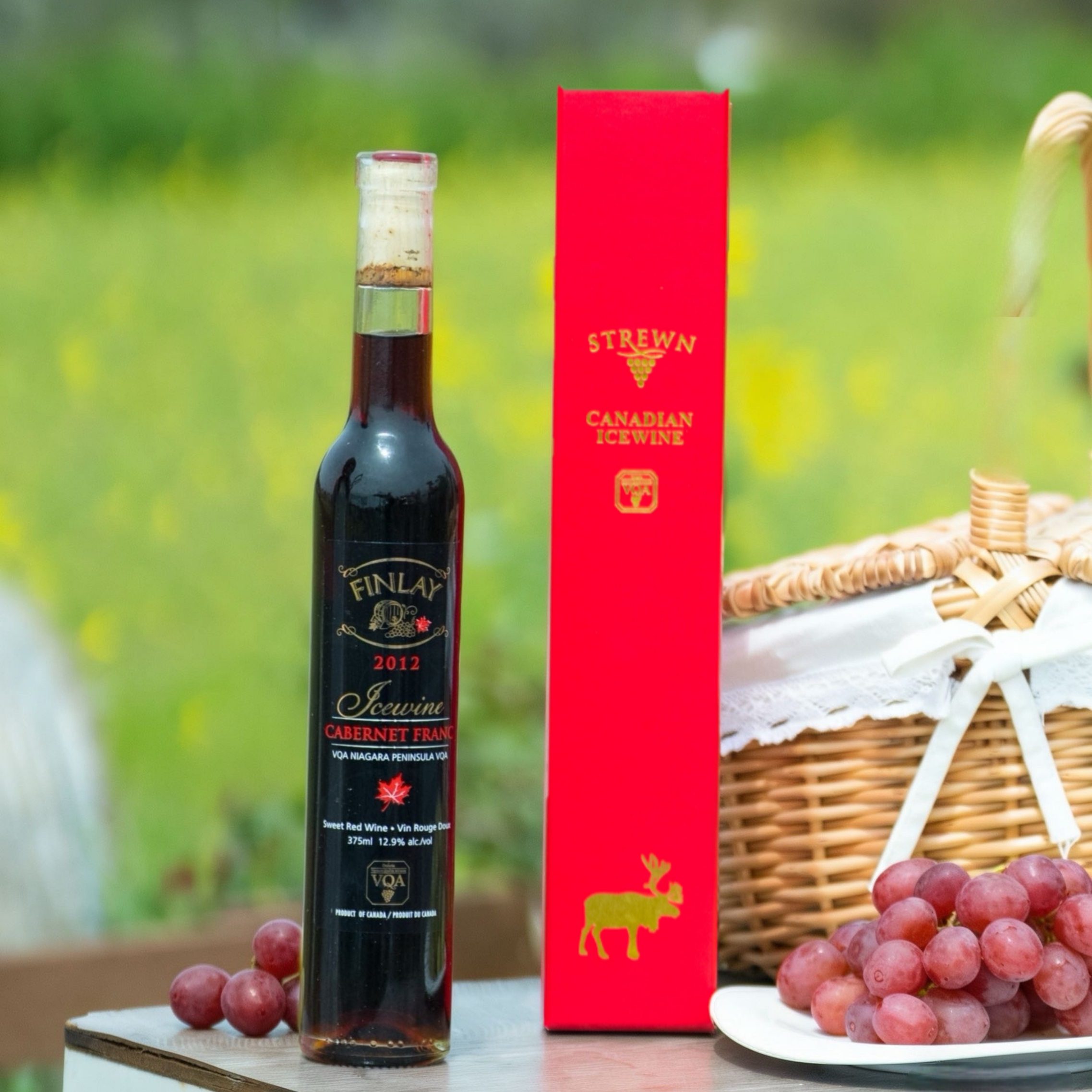 超纯净冰酒！加拿大诗樽酒庄VQA品丽珠冰红葡萄酒经典礼盒Icewine