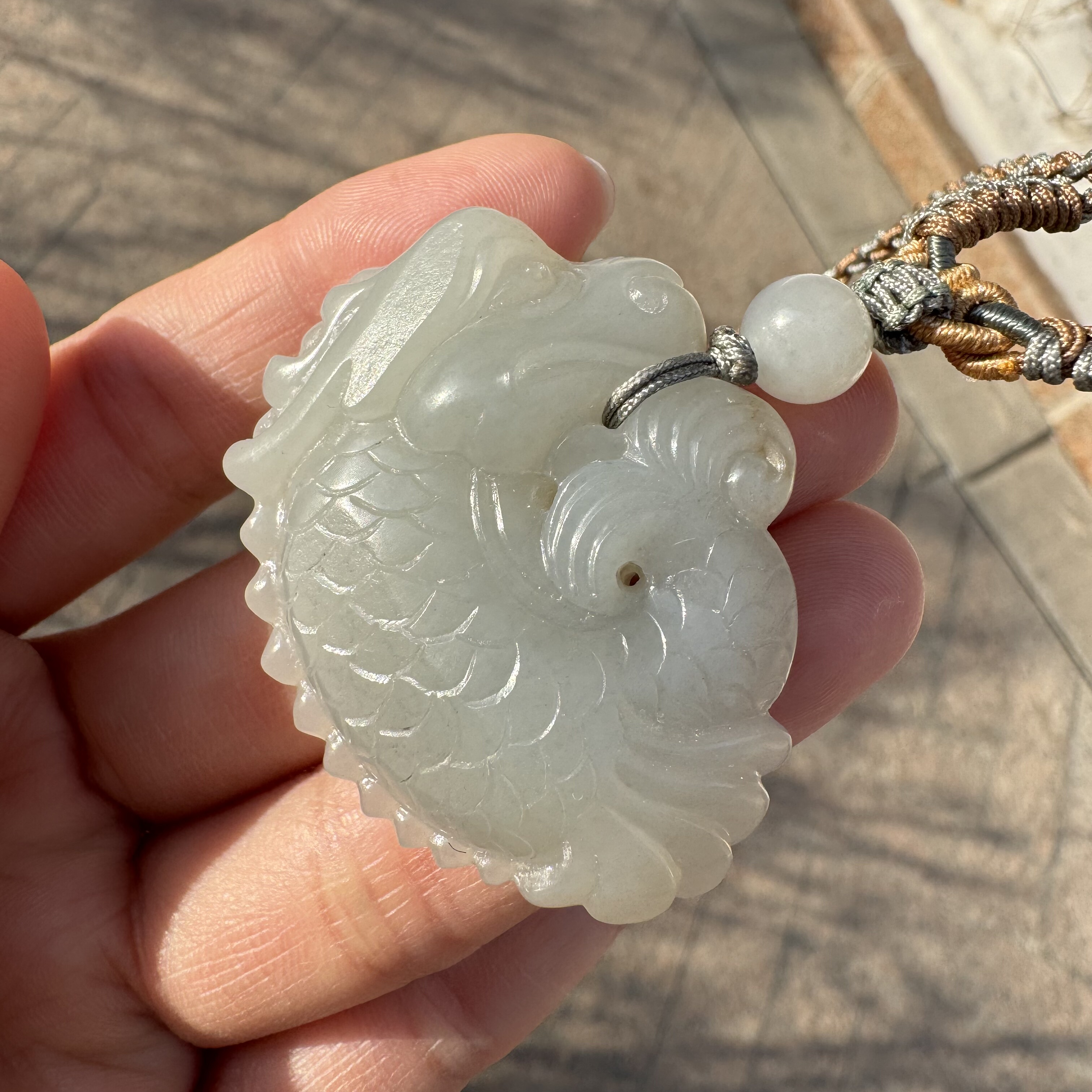 新疆和田玉青花籽料鱼化龙挂坠精工雕刻鱼跃龙门籽料雕刻,珠宝/钻石/翡翠,颈饰,淘宝优惠券,粉丝福利购,淘宝优惠卷