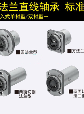 替换米思米SLHICWS6 8 10 12 13 16 20 25 30带法兰直线轴