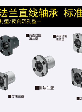 替换米思米SLHFSS8 10 12 13 16 20 25 30 35 40带法兰直线轴承