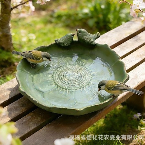 水仙花盆陶瓷碗莲睡莲无孔水培富贵铜钱草ZAKKA多肉微景观花盆K釉