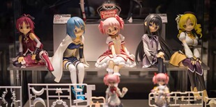 现货日版正版 眼镜厂 魔法少女小圆 鹿目圆 美树沙耶香 景品手办