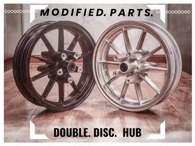 RPM电动车前轮毂双碟刹轮毂