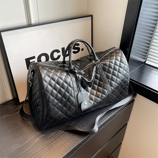 韩版新款大容量短途旅行包手提出差旅游登机收纳包学生住宿行李包