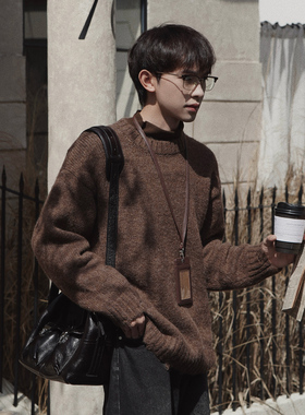 Eli【艾雷利安】24秋冬慵懒休闲保暖百搭破坏做旧针织羊毛衫毛衣