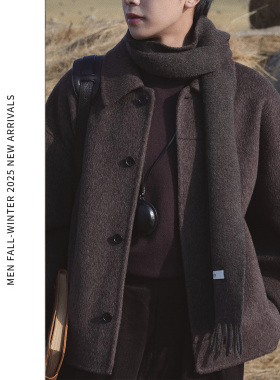 ELI【稻城】中性复古羊毛混纺亲肤保暖百搭高级感针织冬季围巾