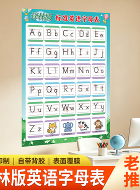 译林版英语字母表墙贴儿童早教