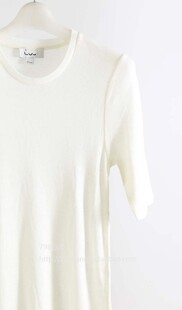 美利奴羊毛短袖 798仓库 4.23上新 复古小圆领纯色修身 2A24036 T恤