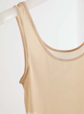 798仓库 4.16上新 防透救星强捻桑蚕丝超亲肤修身背心裙 2A24029