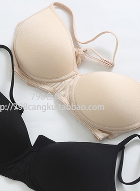 798~素版舒适无钢圈真丝文胸健康文胸2E80