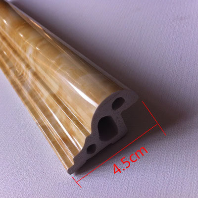厂家PVC装饰线条欧式 墙纸软包收口线压边线条边框 门套窗套4.5cm