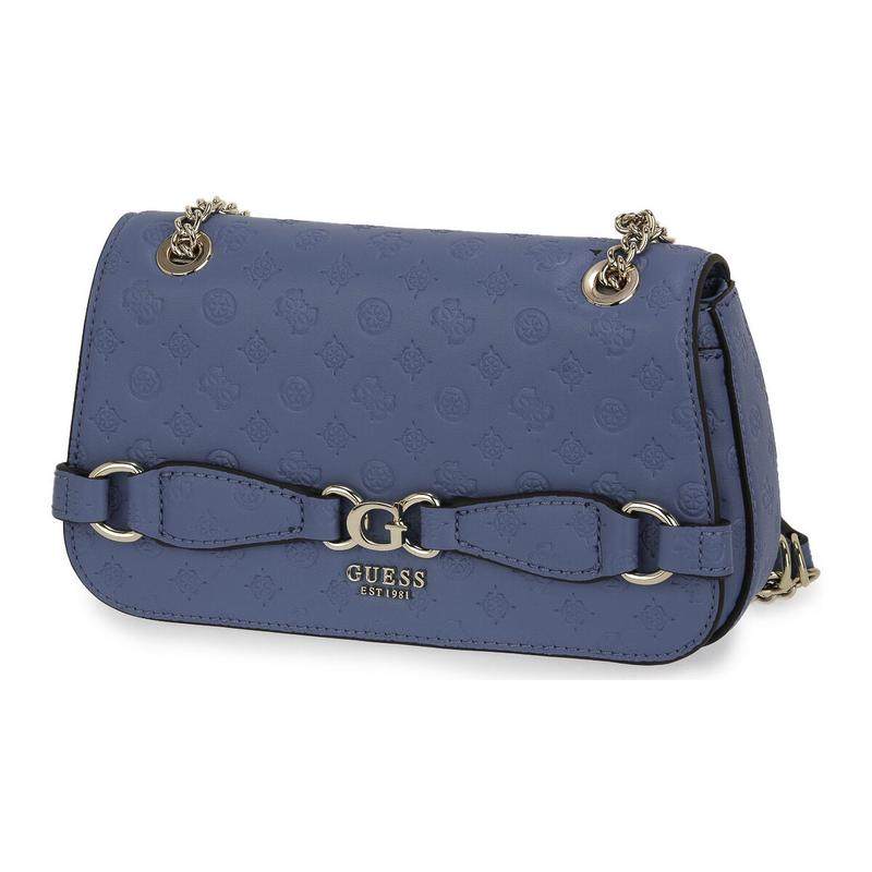 代购GUESS女士手提包半翻盖设计链条肩带轻便携带日常收纳蓝色,箱包皮具/热销女包/男包,手拿包,淘宝优惠券,粉丝福利购,淘宝优惠卷