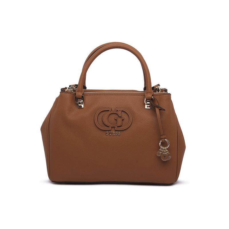 代购GUESS女士手提包多隔层设计拉链闭合内袋收纳可拆卸肩带棕色,箱包皮具/热销女包/男包,手拿包,淘宝优惠券,粉丝福利购,淘宝优惠卷
