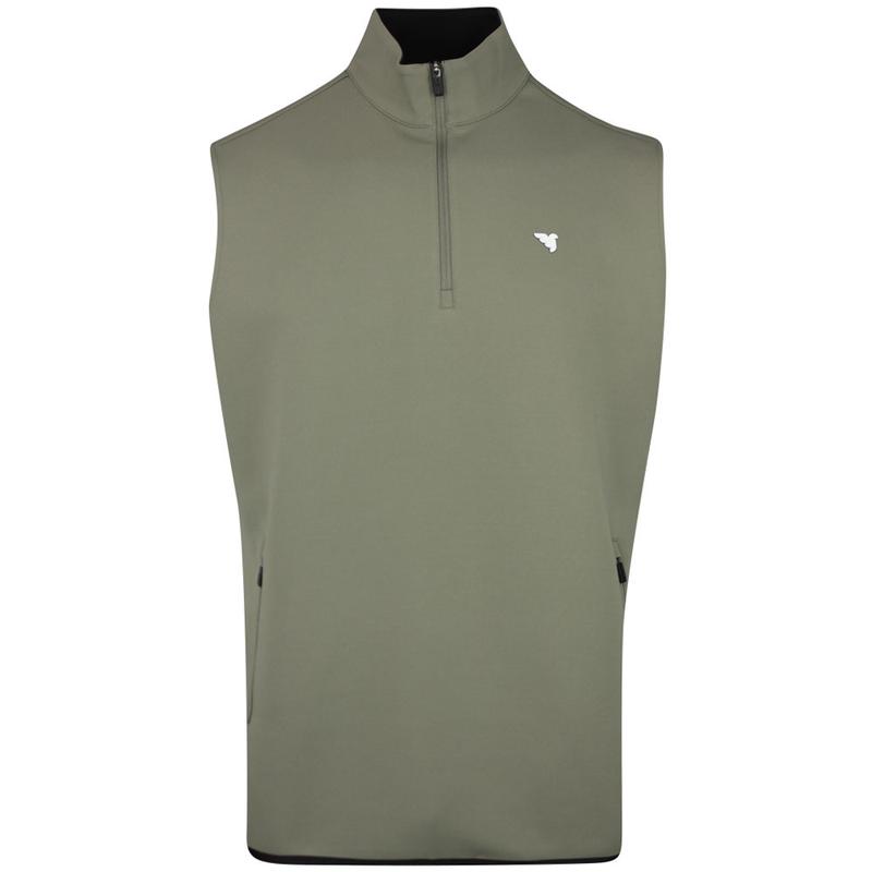 代购MACADE男士马甲保暖吸湿橄榄加绒户外春秋外套新款休闲