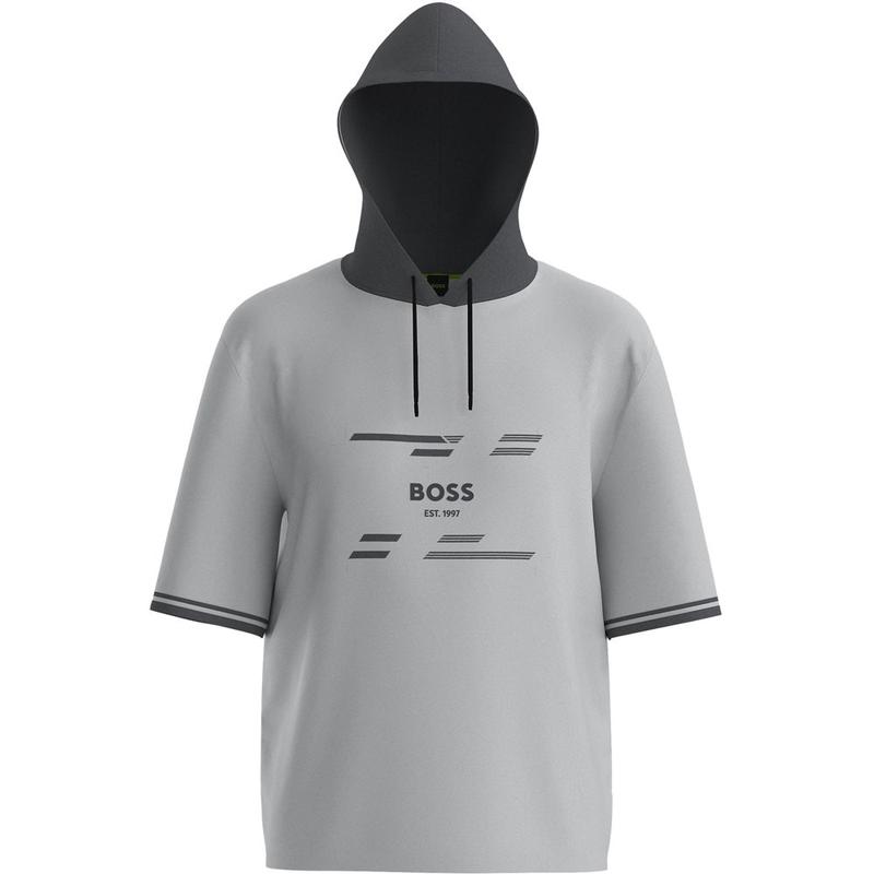 代购Hugo Boss男士卫衣保暖舒适棉质连帽休闲户外外套爆款街头