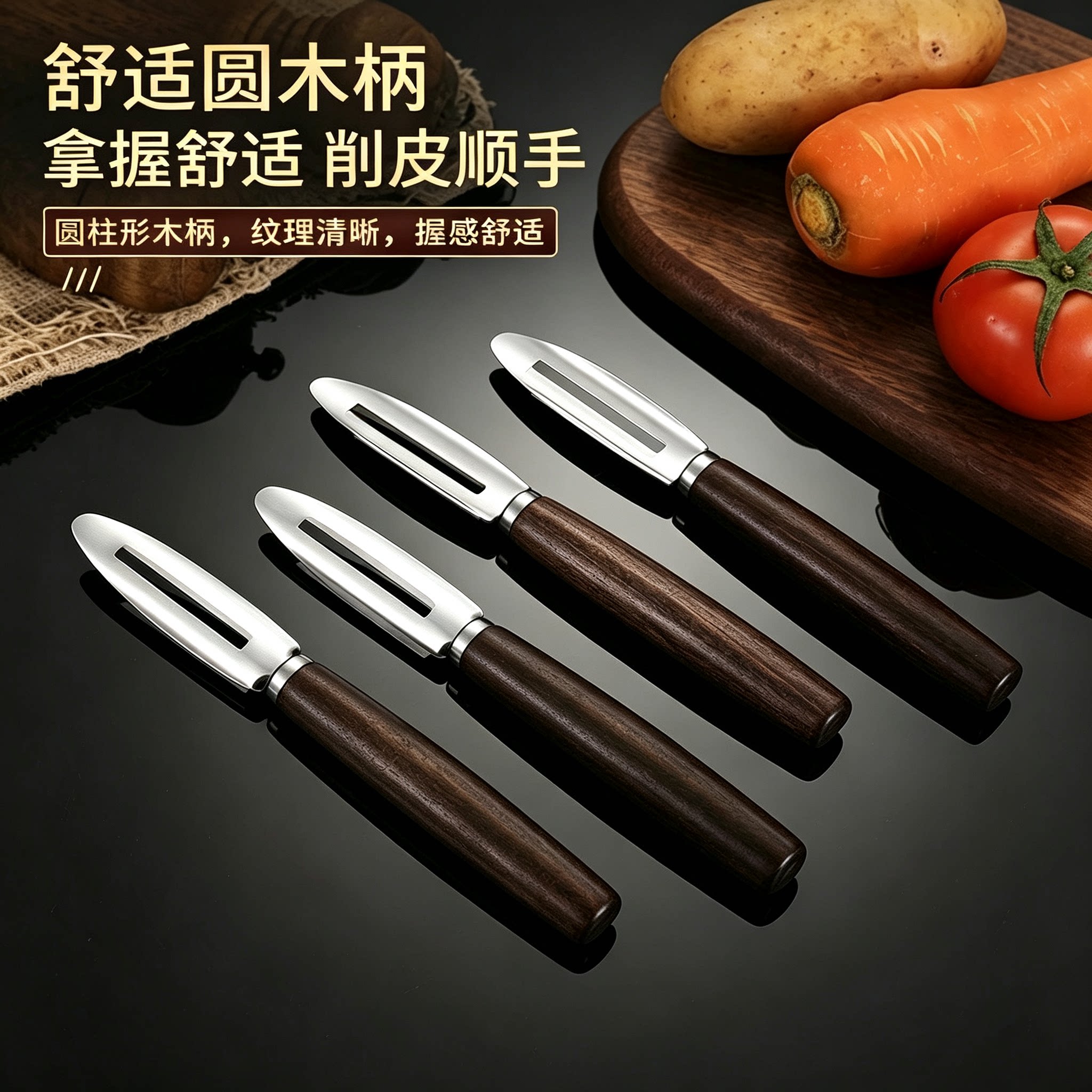 不锈钢多功能水果土豆削皮刀