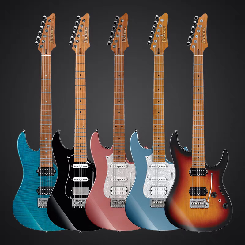贾掌柜Ibanez依班娜日产AZ 2204/2402 22/24品小双摇专业电吉他 - 实物图