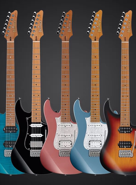 贾掌柜Ibanez依班娜日产AZ 2204/2402 22/24品小双摇专业电吉他