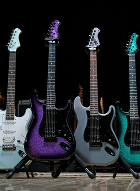 Mojolnir魔捷尼尔M30/M30S/渐变紫绿初学者入门进阶专业级电吉他