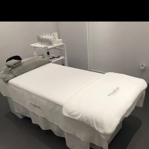 美容院皮肤管理铺床浴巾定制logo