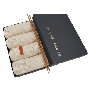 手工diy编织围巾材料包送礼盒情人棉粗毛线团送男朋友礼物围脖