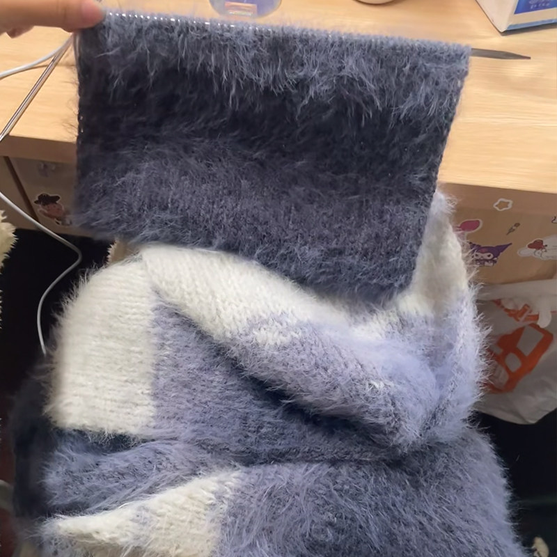 雪宝同款围巾编织手工DIY材料包