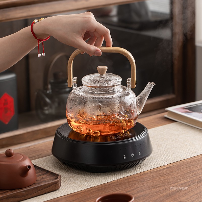 电煮茶炉电陶炉茶炉煮茶器小型烧水玻璃壶泡茶炉电磁炉家用电热炉