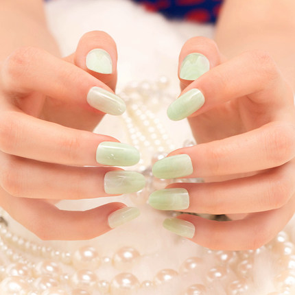 清新自然法式短款假指甲 美甲工具