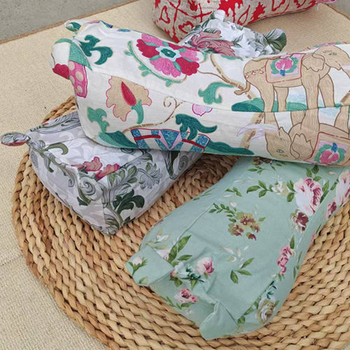 纯棉老粗布荞麦虎头枕头吸汗透气