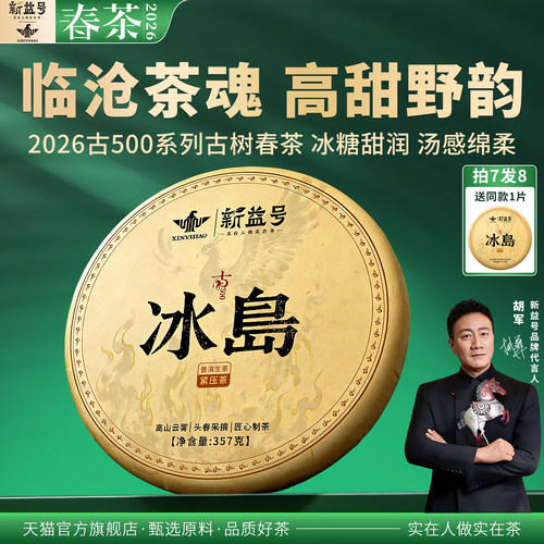新益号2026春茶古500冰岛普洱茶
