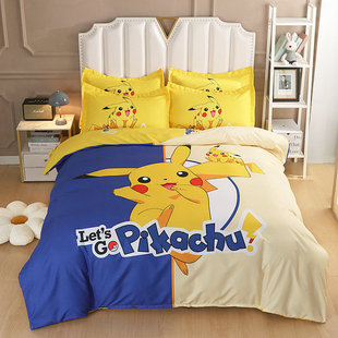 纯棉卡通被套单件单套全棉被罩200x230双人150x200儿童1.8x2.0