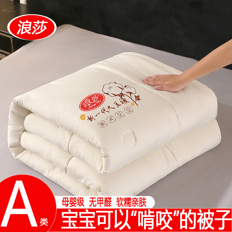浪莎大豆被加厚保暖被子单双人学生被芯春秋被冬被四季羽丝棉被褥
