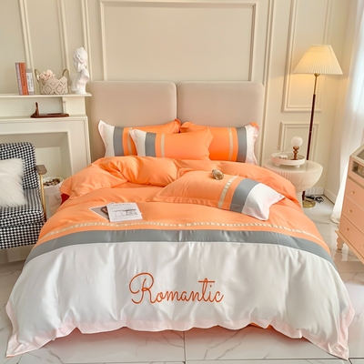 高端真丝夏季四件套，适合裸睡！