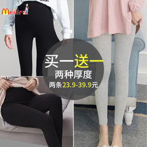 Pregnant women's pants thin in spring and summer wear leggings, fashionable and versatile, warm and trendy, mom's adjustable abdominal pants