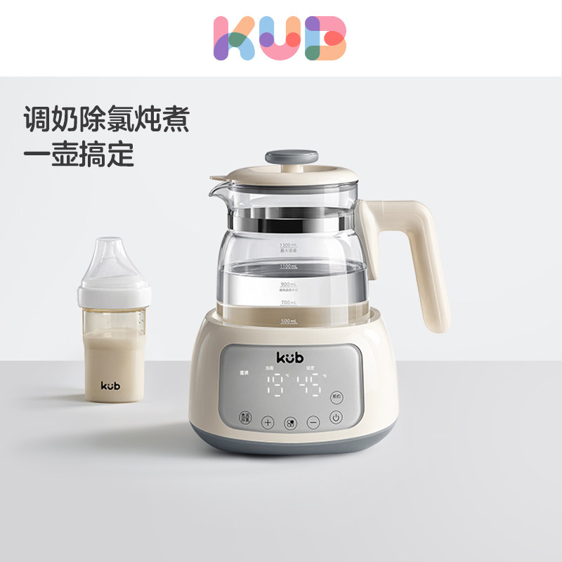 可优比恒温热水壶调奶器不锈钢