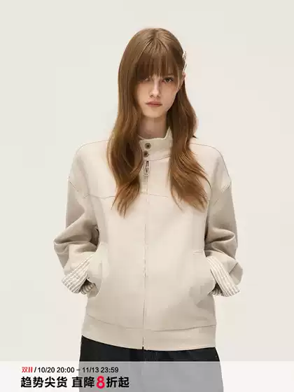 Black of Exit American High Street Pure Color Linen Jacket 26 Autumn and Winter New Versatile Student Jacket for Men and Women