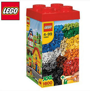 LEGO乐高创意塔XXL装 1600粒大桶装 4岁以上通用型L10664创意系列