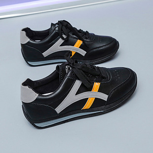 街拍平底舒适阿甘鞋 百搭防滑圆头百搭小白鞋 女 子浅口时尚 休闲板鞋